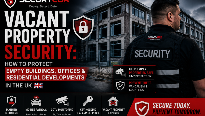 Vacant Property Security: How to Protect Empty Buildings, Offices & Residential Developments in the UK