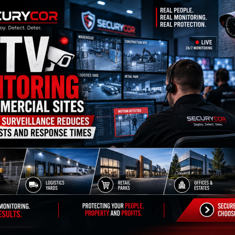CCTV Monitoring for Commercial Sites: How Remote Surveillance Reduces Security Costs and Response Times