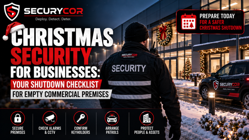 Christmas Security for Businesses: Your Shutdown Checklist for Empty Commercial Premises