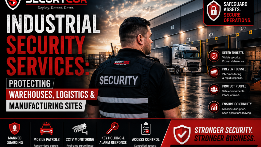 Industrial Security Services: Protecting Warehouses, Logistics & Manufacturing Sites