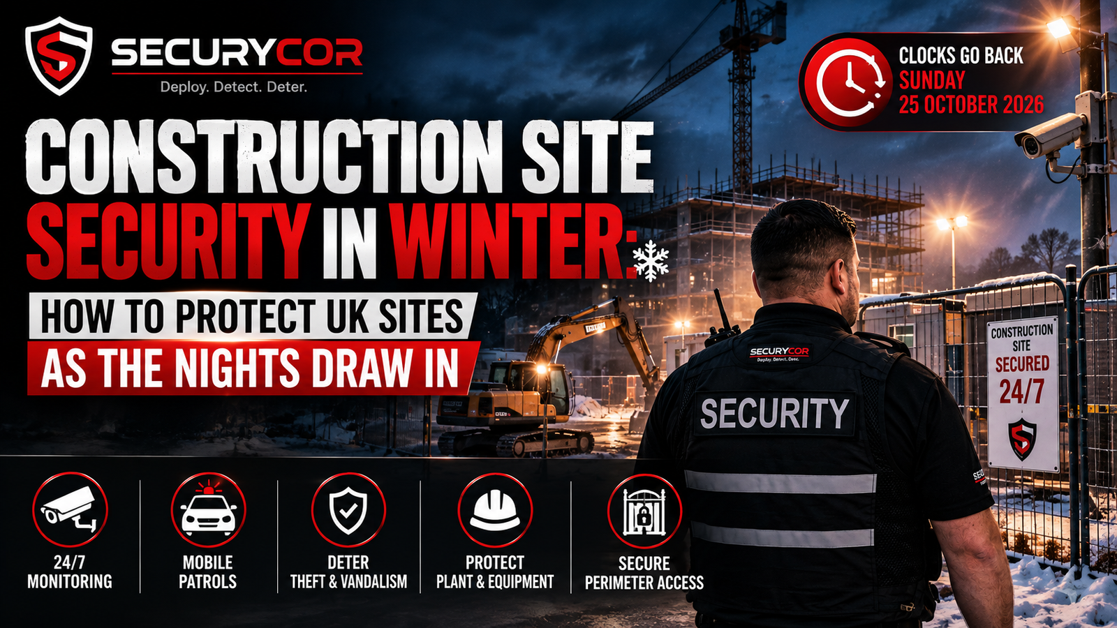 Construction Site Security in Winter